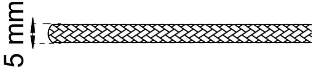 FLÄTTADE FLÅTGÅNGER 5MM 30M 