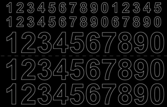 TALARK VINYL 0-9X3 ST 13/26MM SVART