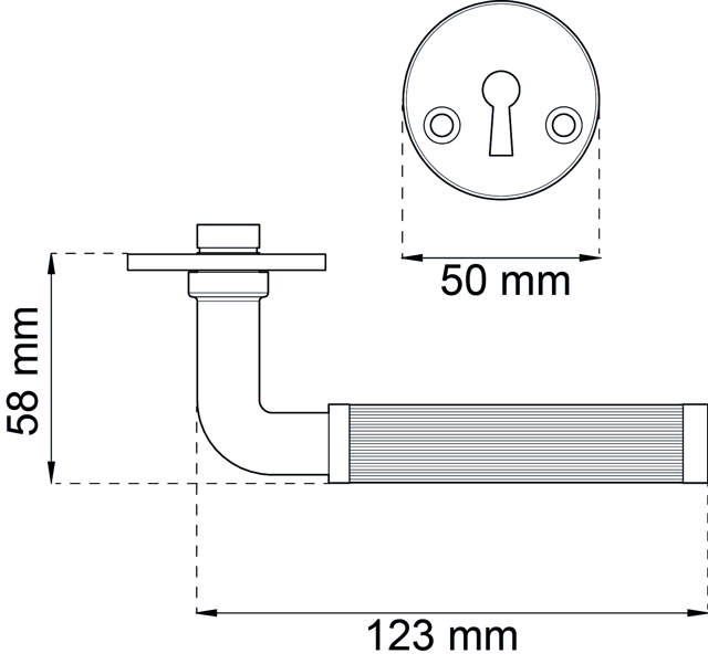 DÖRRHANDTAG WIMBLEDON INREDNING MÄSSING.