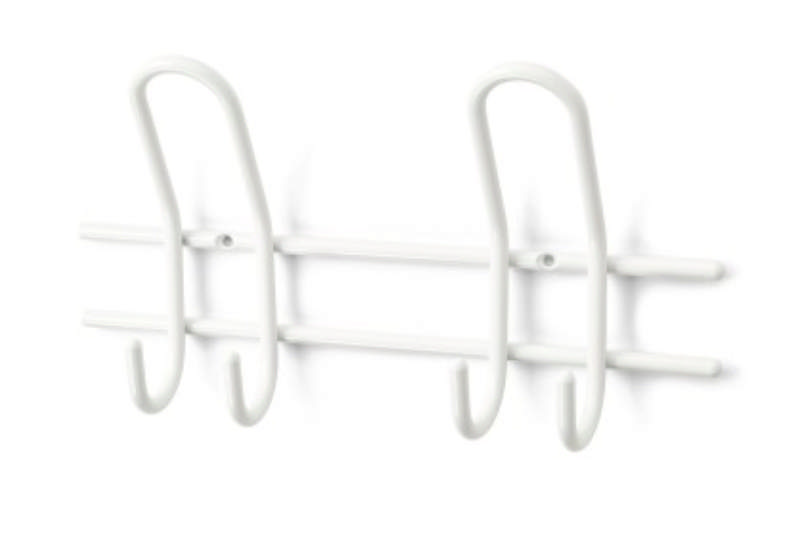 KAPPHÄNG SATURN 2-KROKAR VIT 