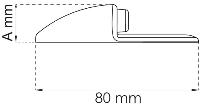 DÖRRSTOPPAR SKÖLDPADDA Ø80X15MM RF 