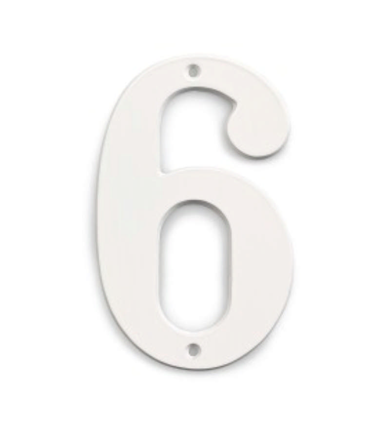 HUS NR. 6 VIT 140MM **UTGÅR VID SLUTSÅLT**