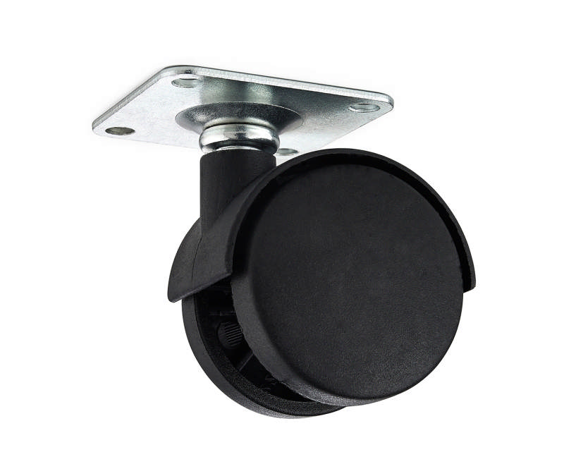 MÖBELBILJOR SVART NYLON 4 ST 