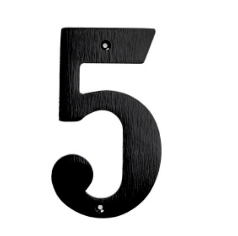 HUSNUMMER 140MM NR 5 SVART **UTGÅR VID SLUTSÅL**