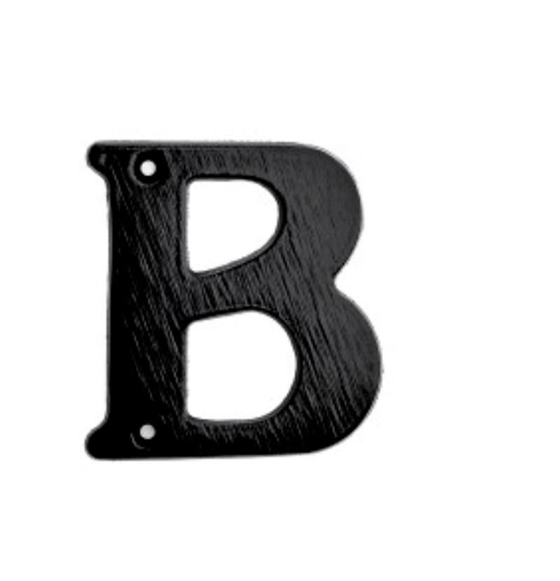BOKSTÄV 78MM NR B SVART **UTGÅR VID SLUTSÅL**
