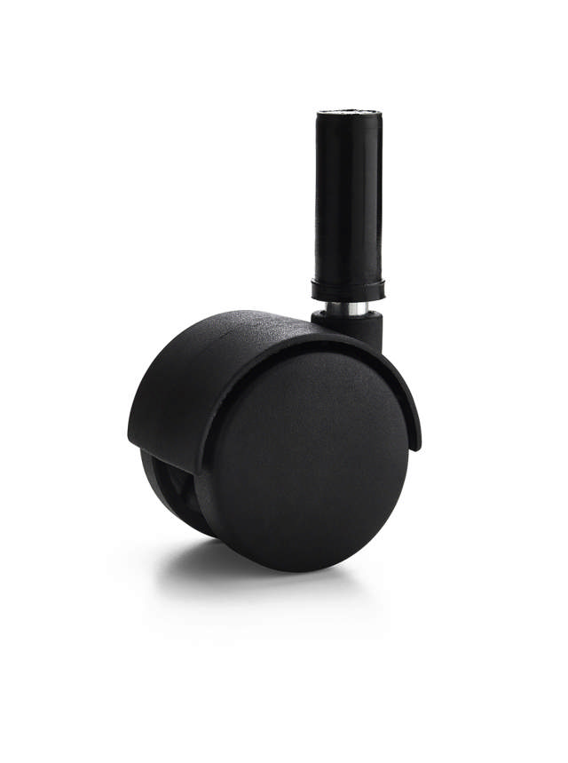 MÖBELHJUL SVART NYL 4 ST 