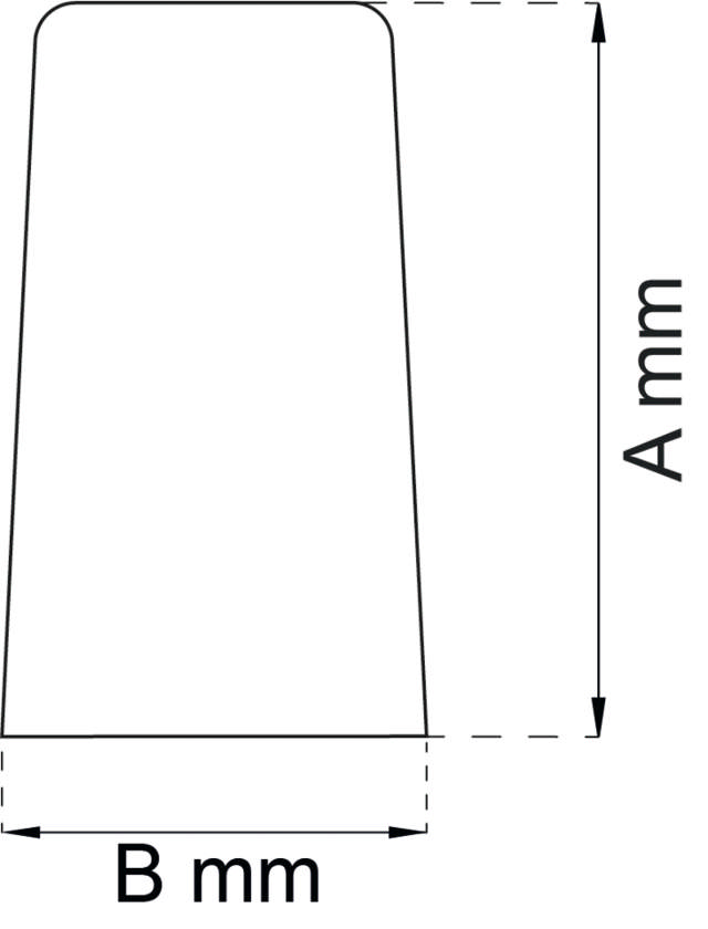 DÖRRSTÖT 65MM GUMMI VIT 