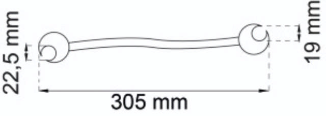 Habo gångjärnsfat stor 13916