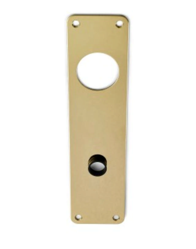 Lockit långskylt 1208 polerad mässing