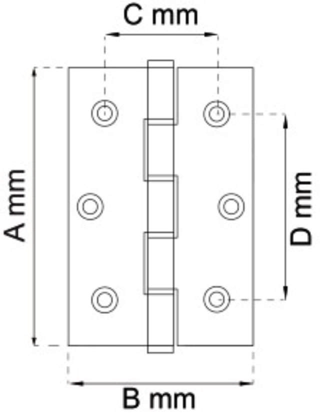 GÅNGJÄRN 76X51X21MM RF STÅL