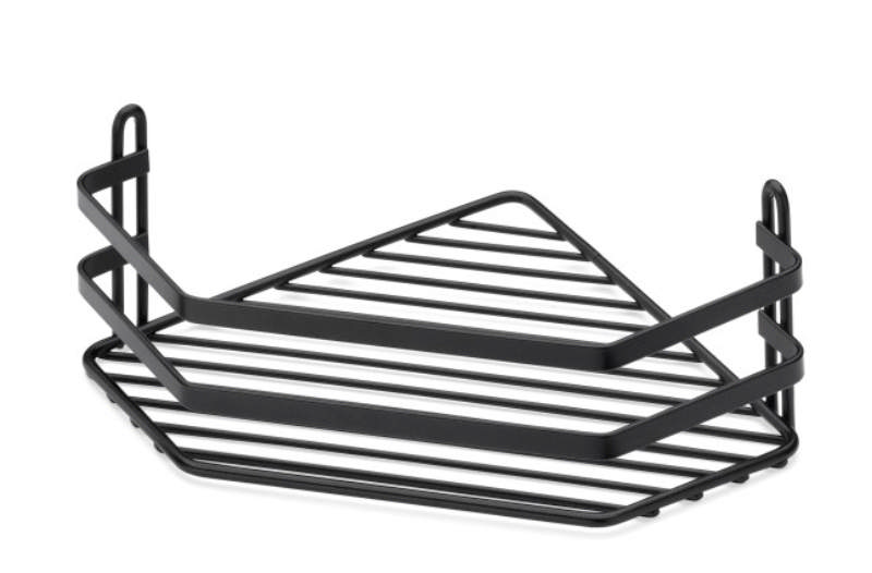 HÖRNHYLLA LANTANA 1 HYLLA SVART 