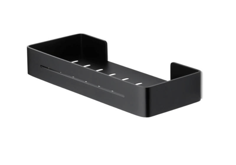 Duschhylla RAK LILA SVART