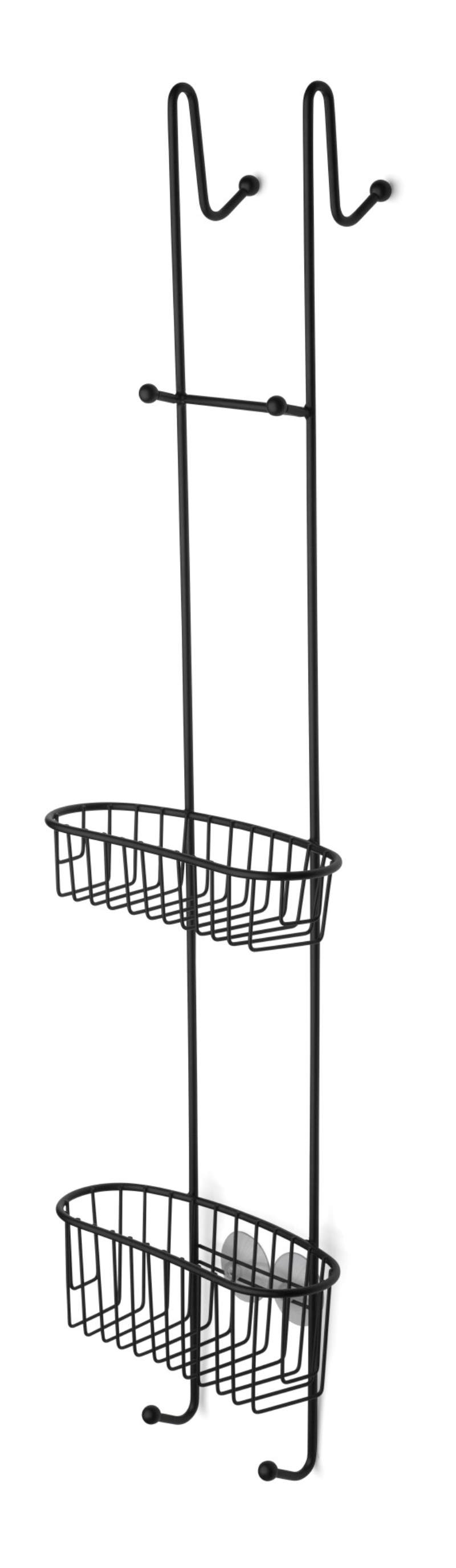 Duschhylla Anemone böjd svart 