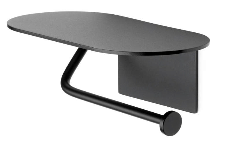 RULLEHÅLLARE HASELBLÅ SVART 