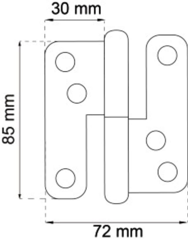 HAMBURG GÅNGJÄRN 85MM