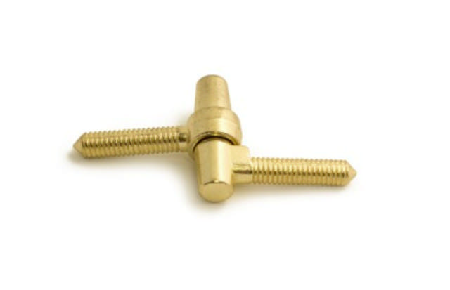 BORRGÅNGJÄRN 2 ST. MÄSSINGSPLATERAD