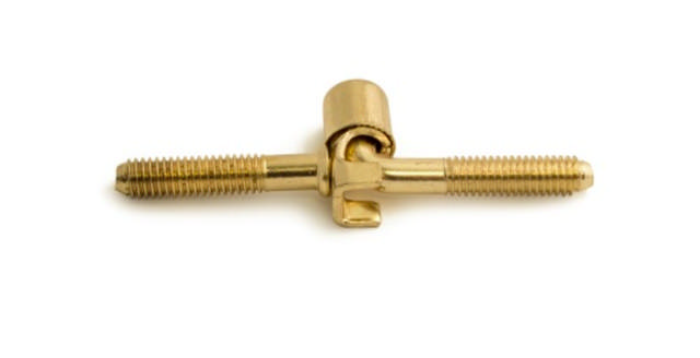 BORRGÅNGJÄRN 1506 Mässingspläterad 2-pack