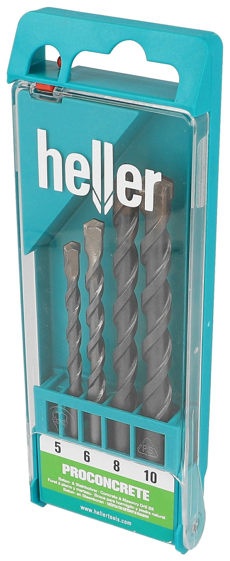 Mer betong- och murborrset 5/6/8/10mm