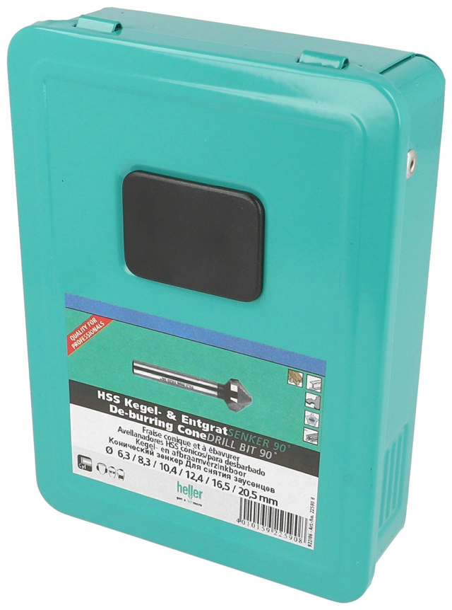 Heller försänkningssats storlek 6,3-20,5mm pk. har 6 invånare