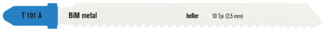 Heller sticksågsblad 75mm t/metall 2-20mm, pk a 5. T101A