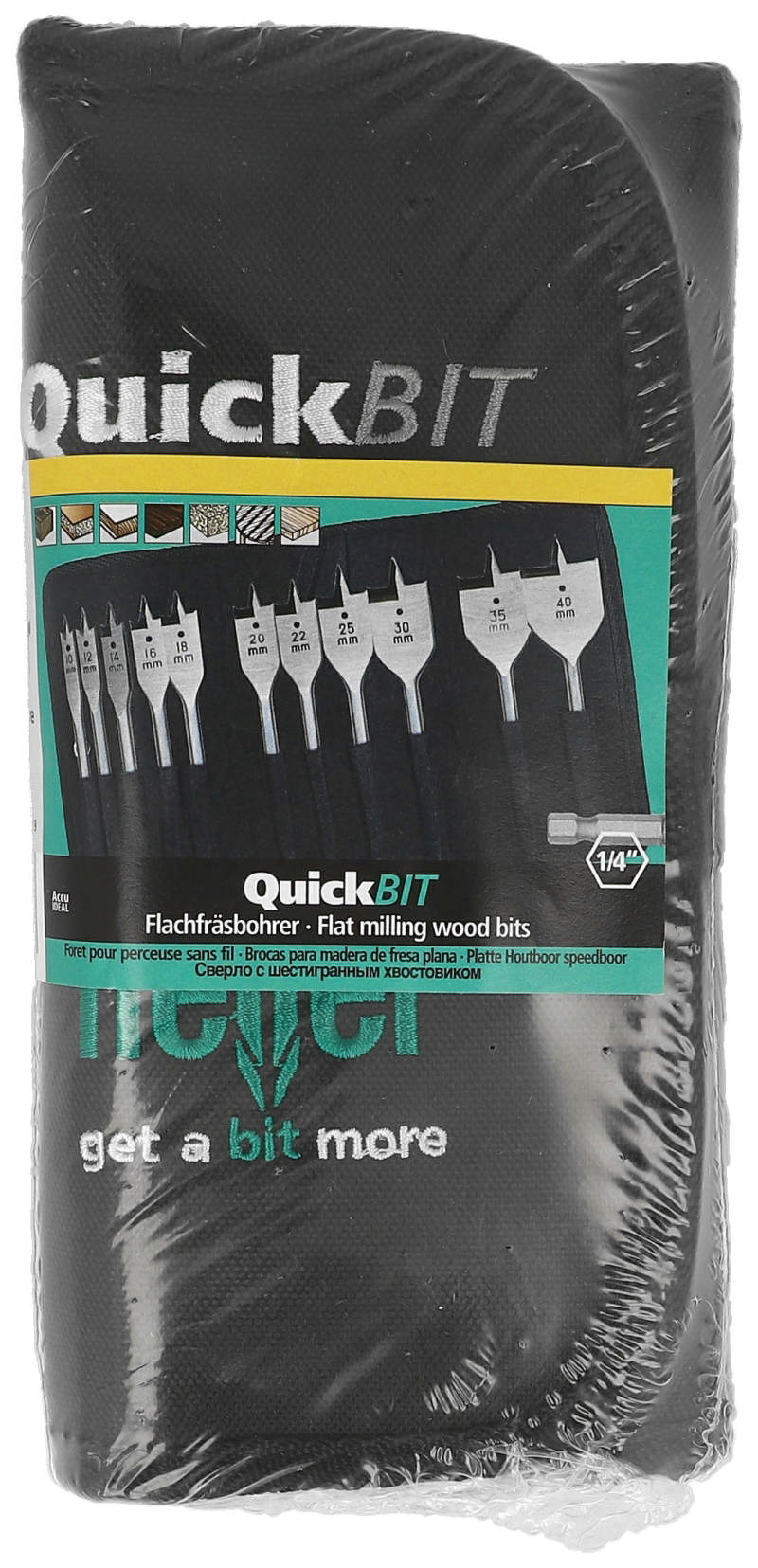 Heller plattborrset 11 st. 10-40 mm