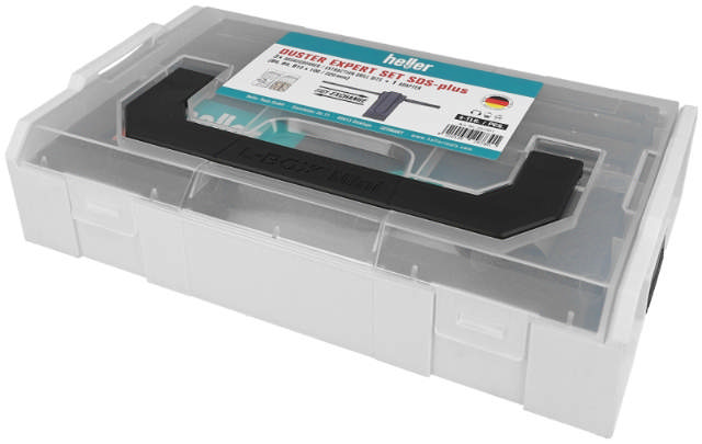 Heller dammsugarborrset inkl. 6,8,10 mm & adapter