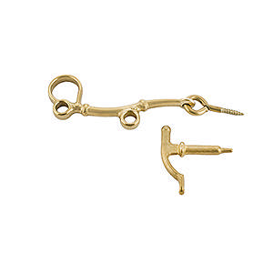 Stormkrok 415 Mässing Polerad Utan lack