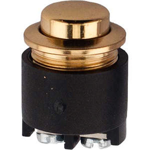 Lös ringpatron Mässing Polerad med lack 15mm Ø18