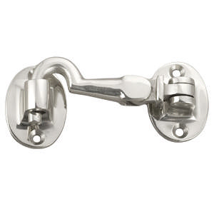 Hyttskrov D606 Rostfri Krom 75 mm