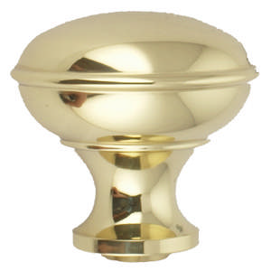 Knopp 1473 Mässing Polerad Utan lack 11mm Ø57