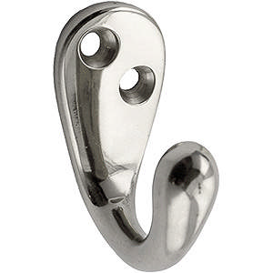 Klädkrok 81 Krom 35mm