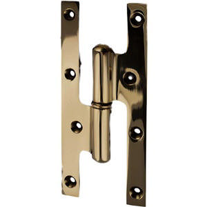 Gångjärn 0832 Höger Mässing Polerad Utan Lack 190X80