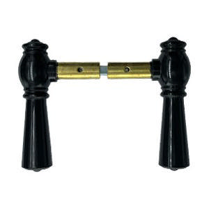 Dörrhandtag Østerbro 670 utan klädsel Svart bakelit