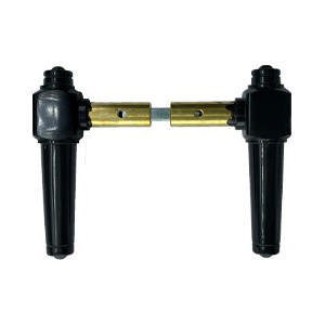 Dörrhandtag Svanemølle 671 utan list Svart bakelit