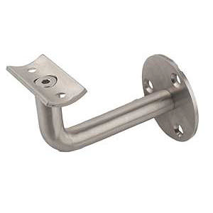 Räckeshållare rund+platt RS Ø55xø14mm 80x40mm