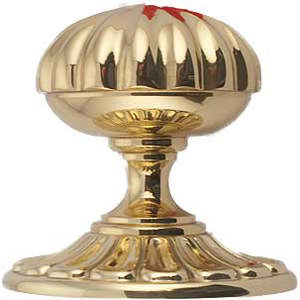 Dörrhandtag 168 Mässing Polerad Olackerad 70 mm