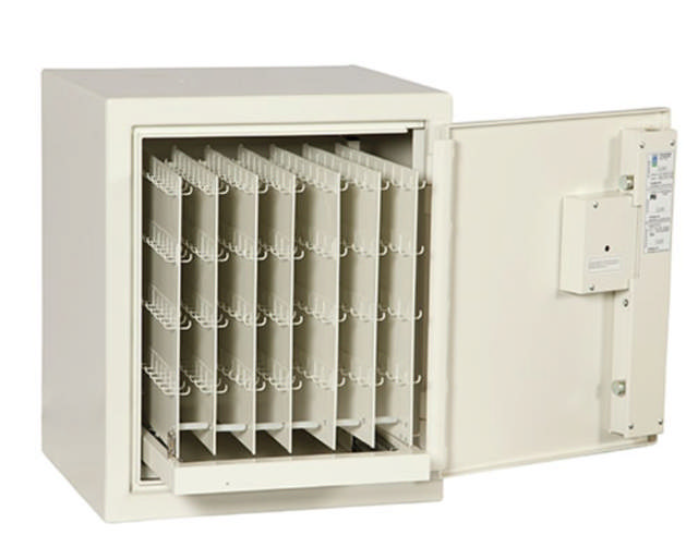 Profsafe nyckelskåp S680, 504 krokar, godkänd, med elektriskt kodlås