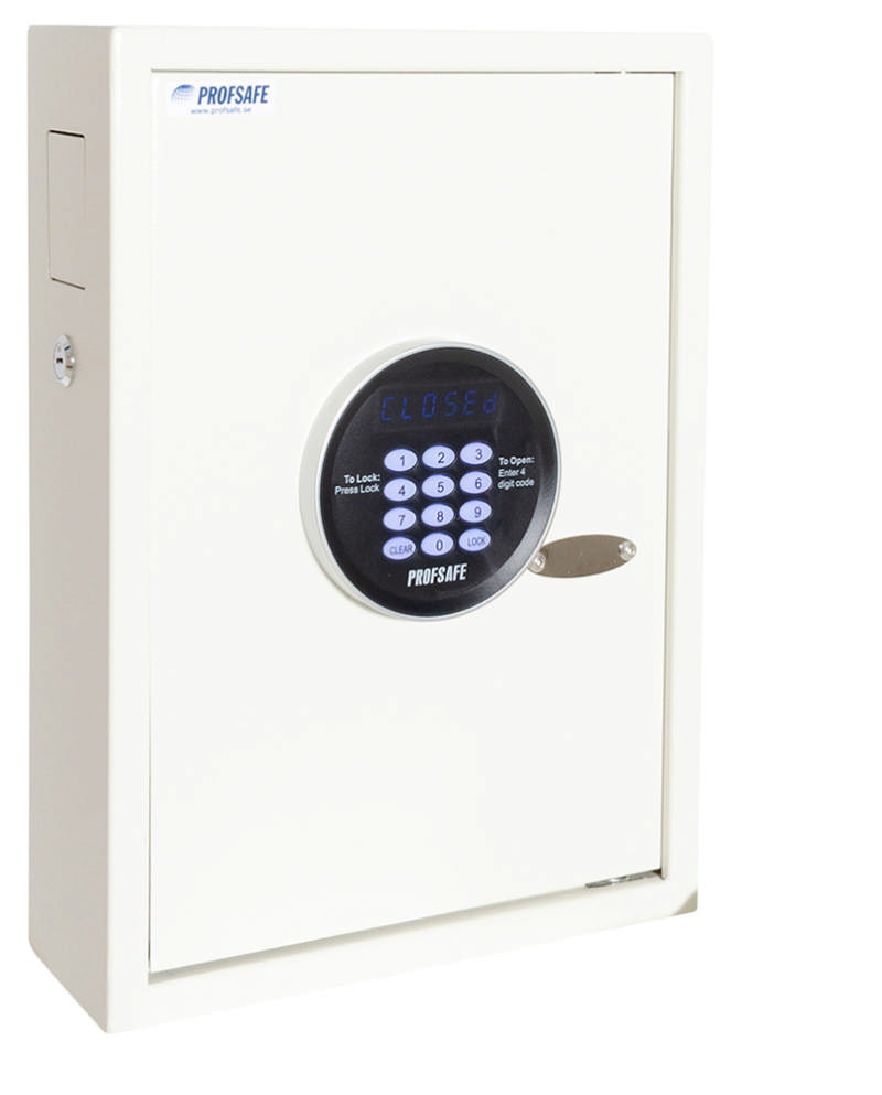 Profsafe nyckelskåp med 50 krokar m/kodlås