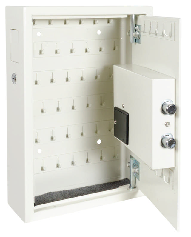 Profsafe nyckelskåp med 50 krokar m/kodlås