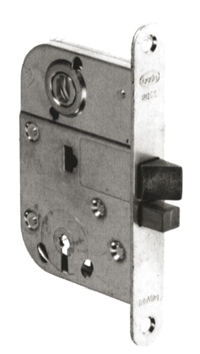 Boda mittdörrlås 2011 h/v vändbart (990504)