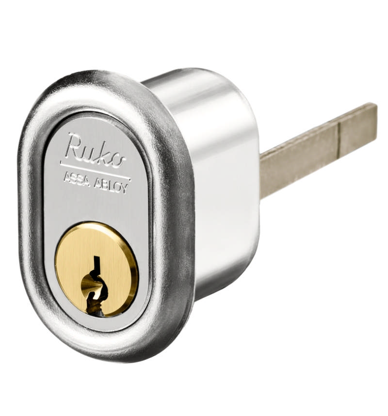 Ruko cylinder RB2601 med tillbehör, Krom